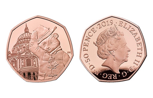 медвежонок Паддингтон продолжает серию золотых британских монет