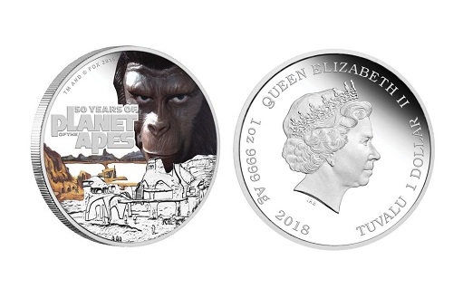 В Австралии выпустили монету «Планета Обезьян»
