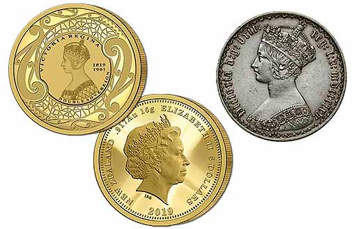 памятная монета из золота «Двойной Соверен» по эмитенту Новой Зеландии