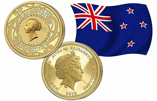 новозеландский золотой соверен к юбилею Королевы Виктории