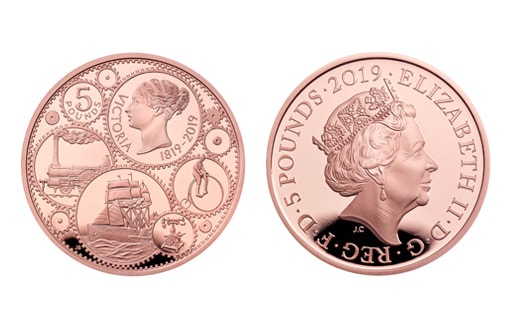 Памятная золотая монета, посвященная достижениям периода правления Королевы Виктории