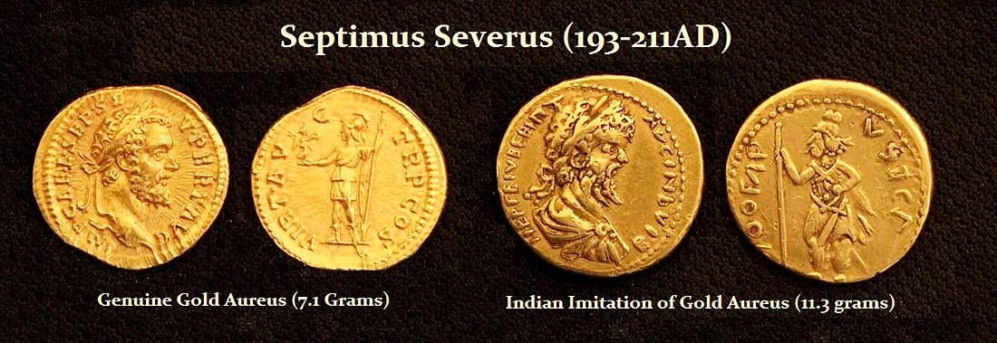 имитация римских монет современной Индией