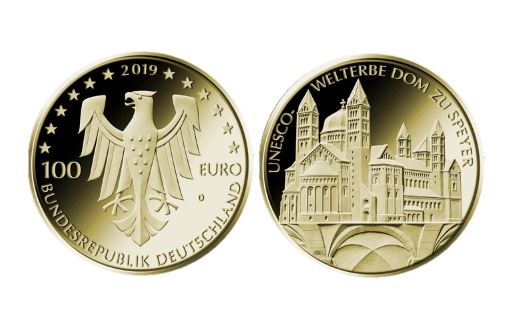 памятные монеты с изображением Шпайерского собора