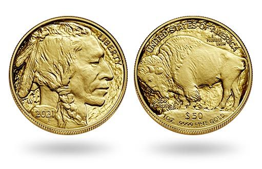 коллекционная и инвестиционная монеты США Американский Бизон Баффало