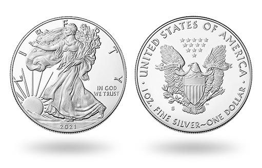 серебряные монеты США с изображением орла