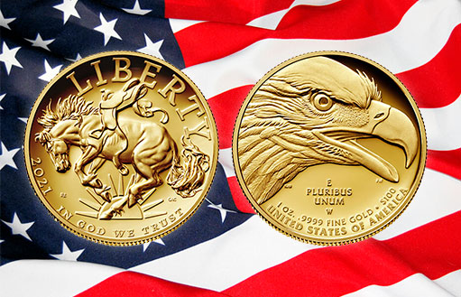 О золотой монете Американская Свобода