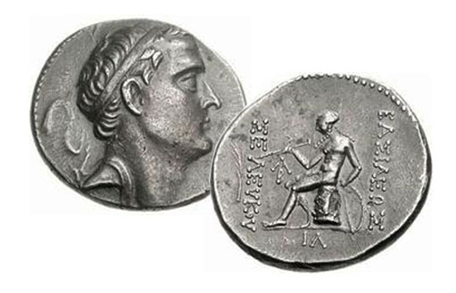 монета Селевка IV 187-175 гг. до н.э.