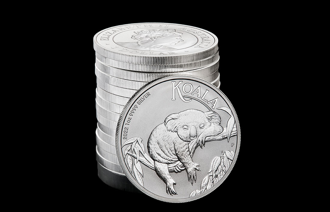 Серебряные инвестиционные монеты Австралийская Коала