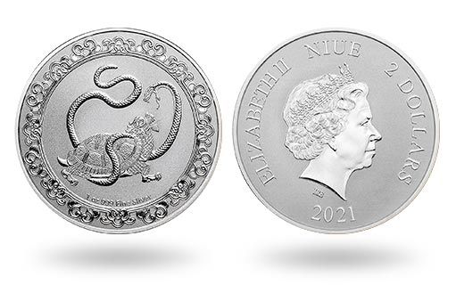 Ниуэ выпустили инвестиционные монеты из серебра с черепахой