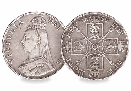 монета  с портретом королевы Виктории