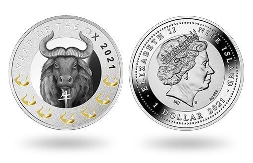 Ниуэ выпустил серебряные монеты в честь наступающего года быка