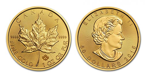 Инвестиционные монеты Канады «Кленовый Лист»