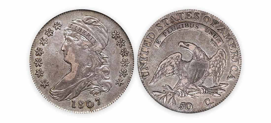 Полдоллара Capped Bust 1807 года