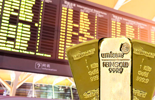 о перевозке золота на международных рейсах