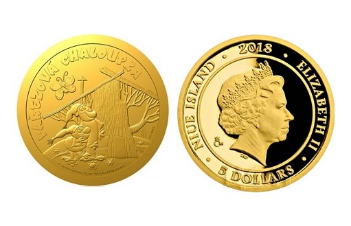 Золотые монеты с национальными сказочными героями
