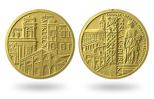 Национальный банк Чехии выпустит золотые монеты в честь города Микулов