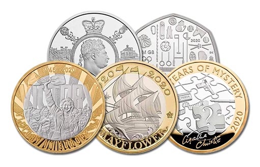 серия памятных монет Британия образца 2020