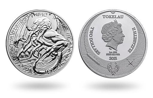 Токелау выпустили серебряные инвестиционные монеты с мифическим Ктулху