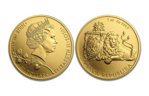 Государство Ниуэ представило миру набор инвестиционных монет Чешский лев 2018