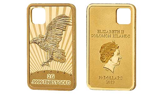 Золотая монета-кулон «Американский Орел»