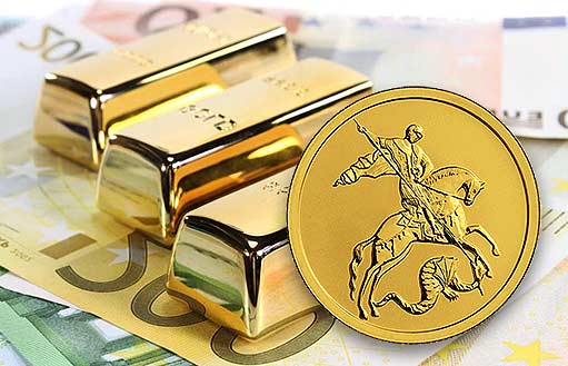 на фоне сильного доллара начало расти золото