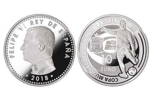 памятных монет (из золота и серебра), посвящённых финальной части Чемпионата мира по футболу
