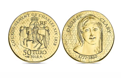 Монеты с изображением шведской королевы — золото