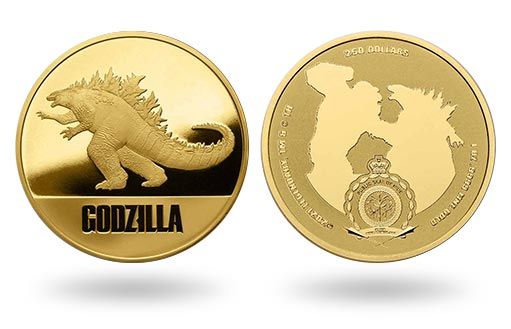 Ниуэ выпустили инвестиционную монету из золота с Кинг-Конгом и Годзиллой