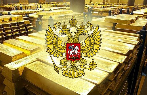 золотой запас российских банков растет