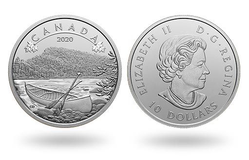 Канада отчеканила серебряную монету На свежем воздухе