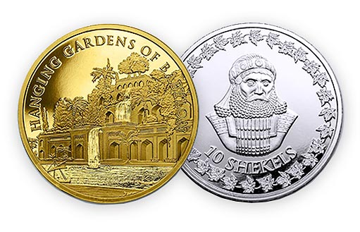 APMEX выпустил инвестиционную монету, посвященную Висячим садам Семирамиды