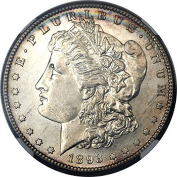 доллар Моргана 1893 года