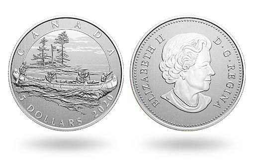 юбилей компании HBC отмечен на канадских монетах из серебра