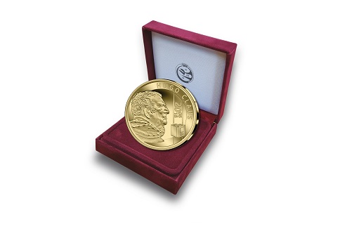 Золотые монеты в честь Хьюго Клауса