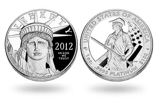 платиновая монета Американский орел 2012 года