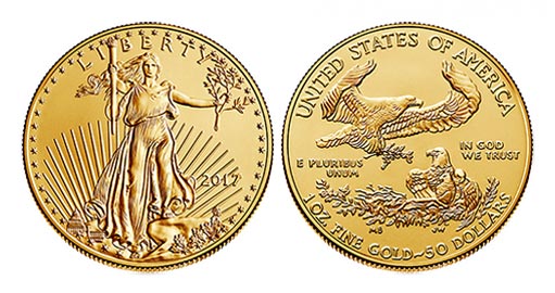 инвестиционная золотая монета Американский Орел