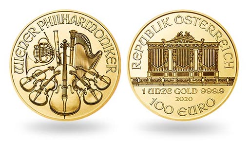 инвестиционная монета Венская филармония