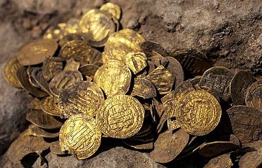 в Израиле найдены золотые монеты Аббасидского халифата