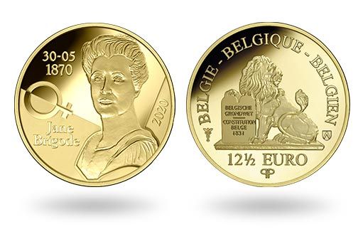 Бельгия посвятила золотую монету Джейн Бригод