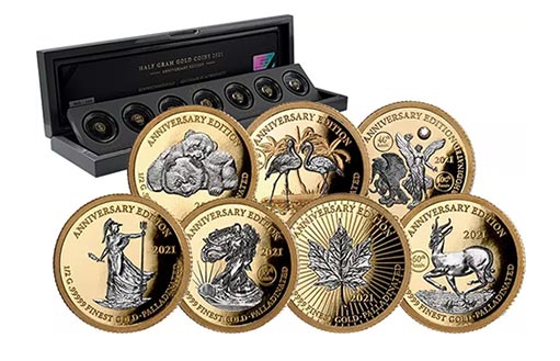 Габон посвятил юбилейное издание золотым инвестиционным монетам 2021