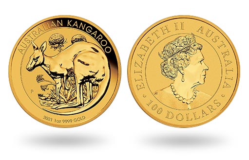 австралийская монета Кенгуру 2021