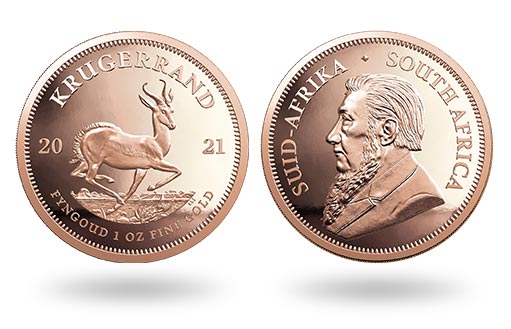 Унцовая золотая монета ЮАР