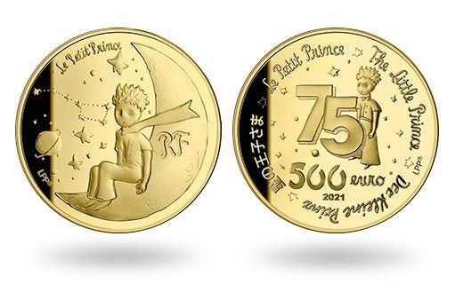 золотые монеты Франции Маленький принц