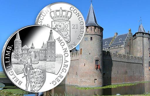 в Нидерландах вышли серебряные монеты в честь замка Лувестейн