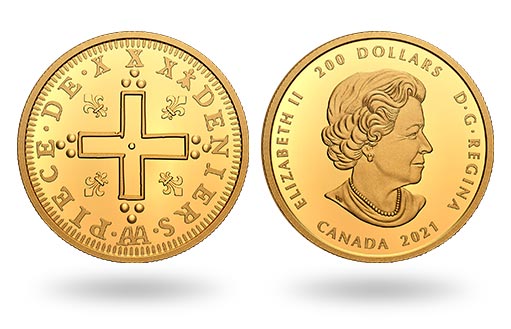 Канада отчеканила золотые монеты в честь времен правления Людовика XIV