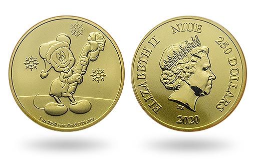 Микки Маус стал героем выпуска рождественских монет Ниуэ