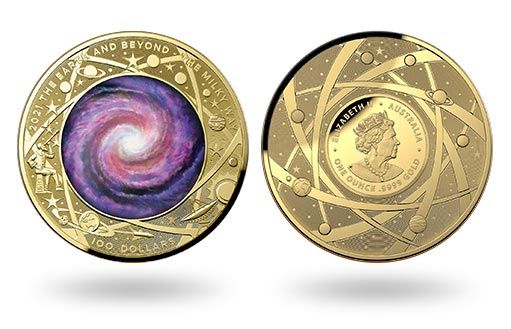Млечный Путь изображен на золотых монетах Австралии