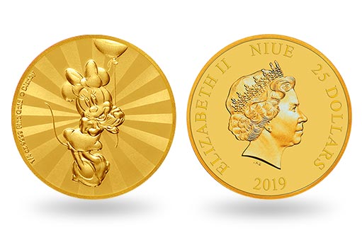 монета из инвестиционного золота MINNIE-MOUSE