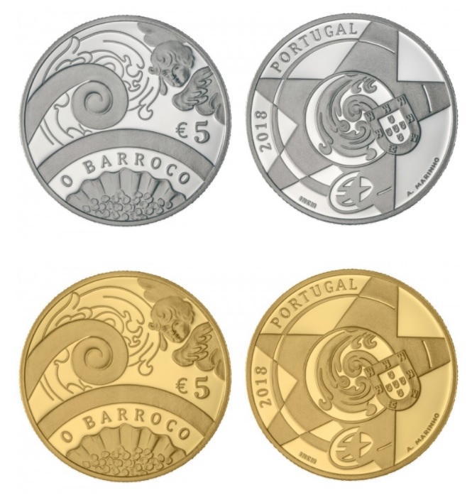 португальские монеты Барокко