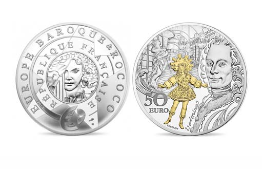 Барокко и Рококо на монетах Франции — серебро